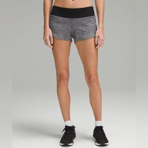 Lululemon Speed Up Low-Rise Lined Short 2.5" - Heather Grey, Sz 12